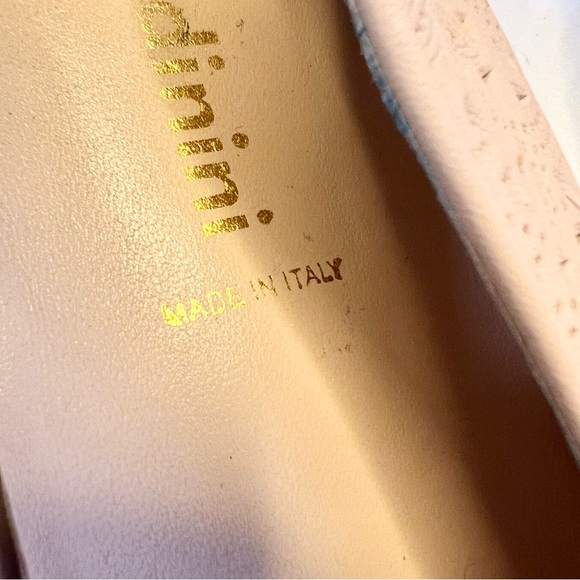 BALDININI Women’s Laser Cut Leather Loafers Blush Pink Italian Made EU size 40 - Picture 10 of 11